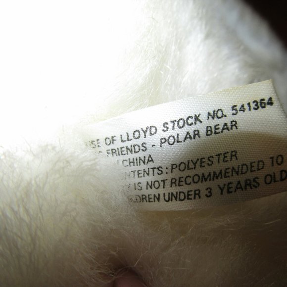 VINTAGE HOUSE OF LOYD POLAR BEAR W/GIRLPLUSH! - Picture 7 of 8
